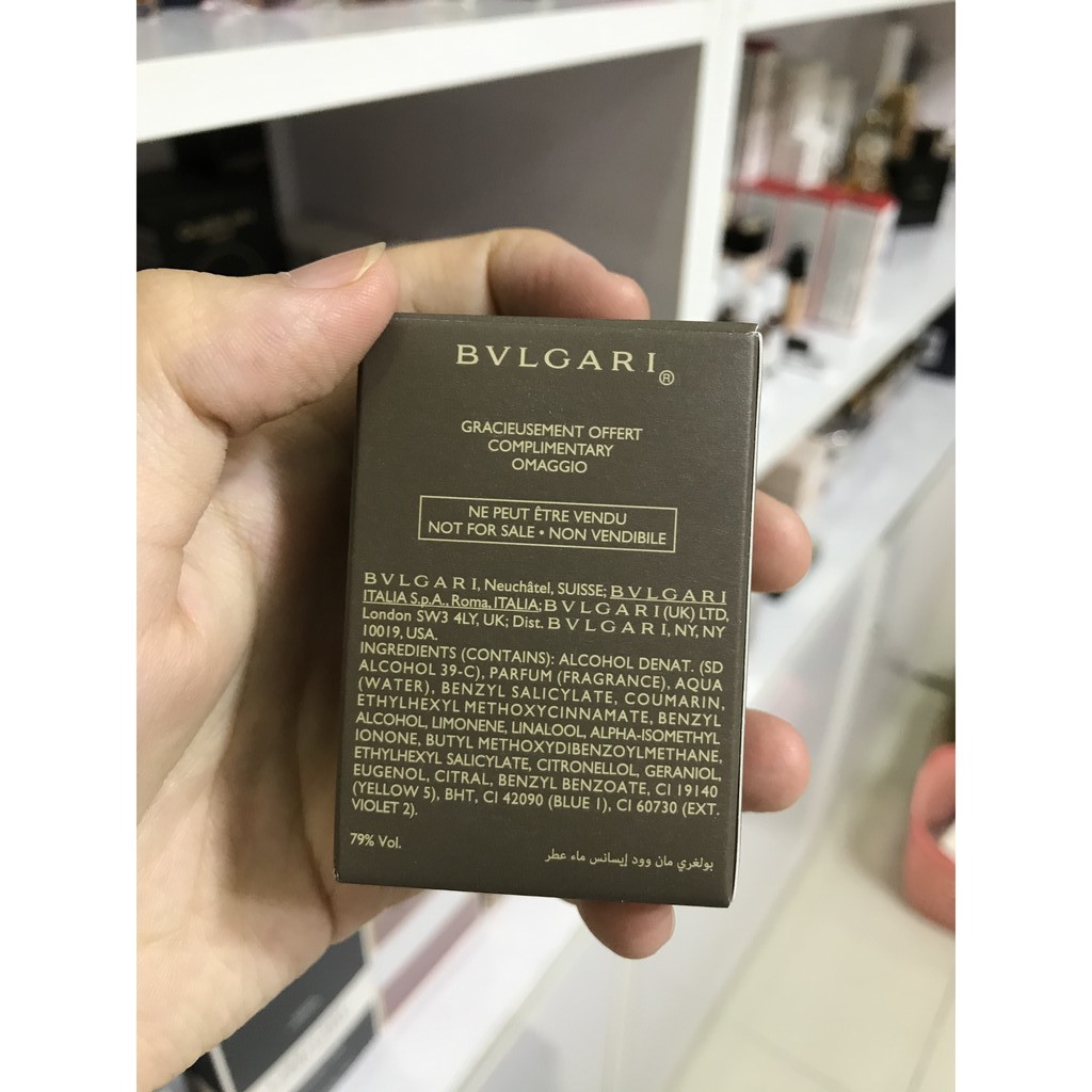 Nước hoa mini ❣️FREESHIP❣️ Bvlgari Man Wood Essence EDP 5ml