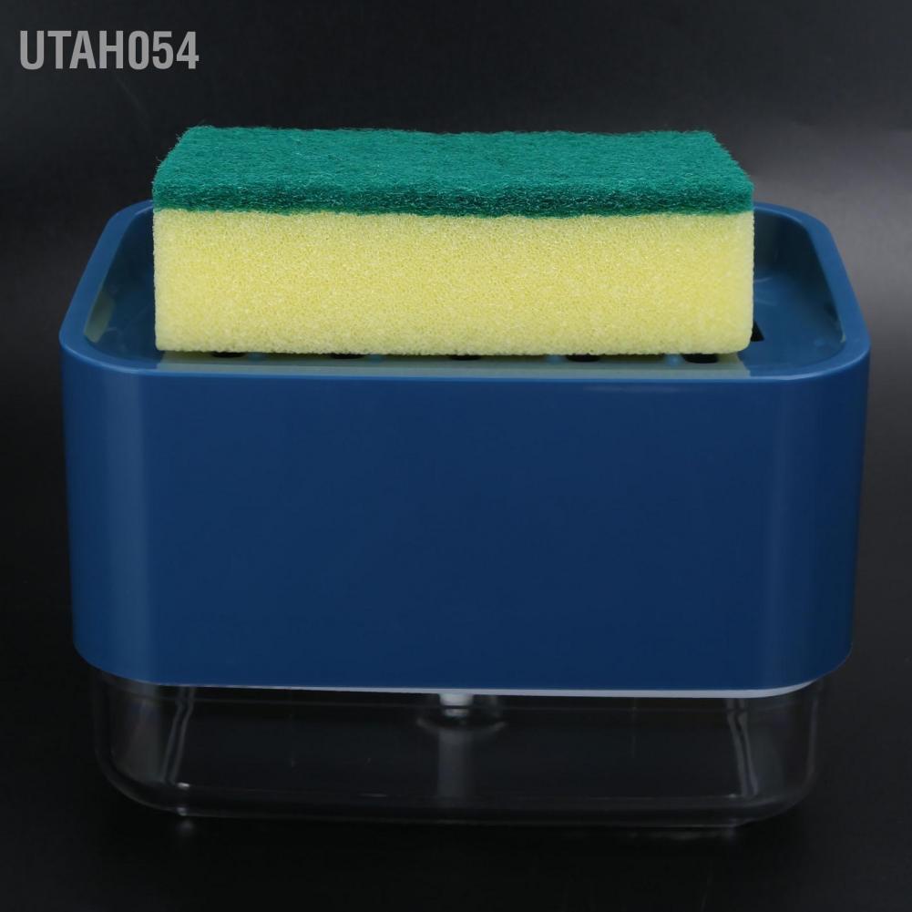 [Hàng Sẵn] Dish Soap Dispenser Press Type Automatic Liquid for Kitchen Sink Countertop【Utah054】