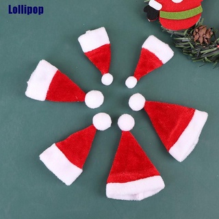 Set 2 mũ ông già noel mini trang trí nhà búp bê dịp giáng sinh độc đáo