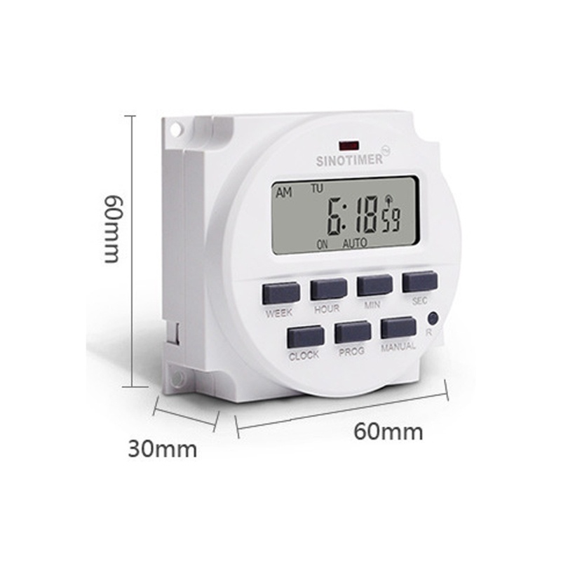 Công Tắc Hẹn Giờ Kỹ Thuật Số Tự Động Nev TM618s Hẹn Giờ 7 Ngày