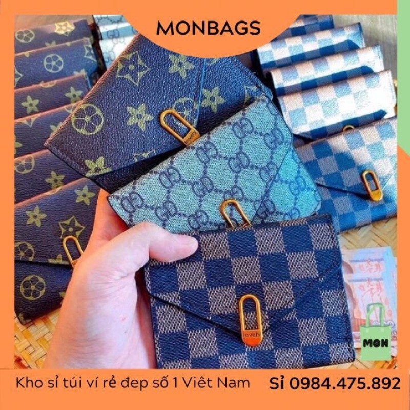 Ví Gập Mini Nhiều Ngăn Đựng Thẻ Đựng Tiền Monbags | BigBuy360 - bigbuy360.vn