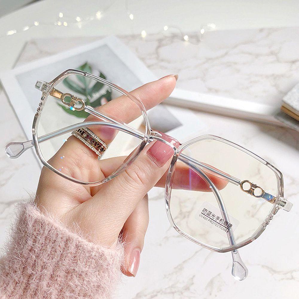 Mắt Kính Chống Bức Xạ Ánh Sáng Xanh Hình Vuông Phong Cách Hàn Quốc Dành Cho Nam