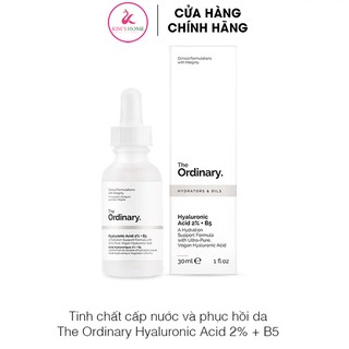  The Ordinary Hyaluronic Acid 2% + B5 Serum cấp nước và phục hồi da