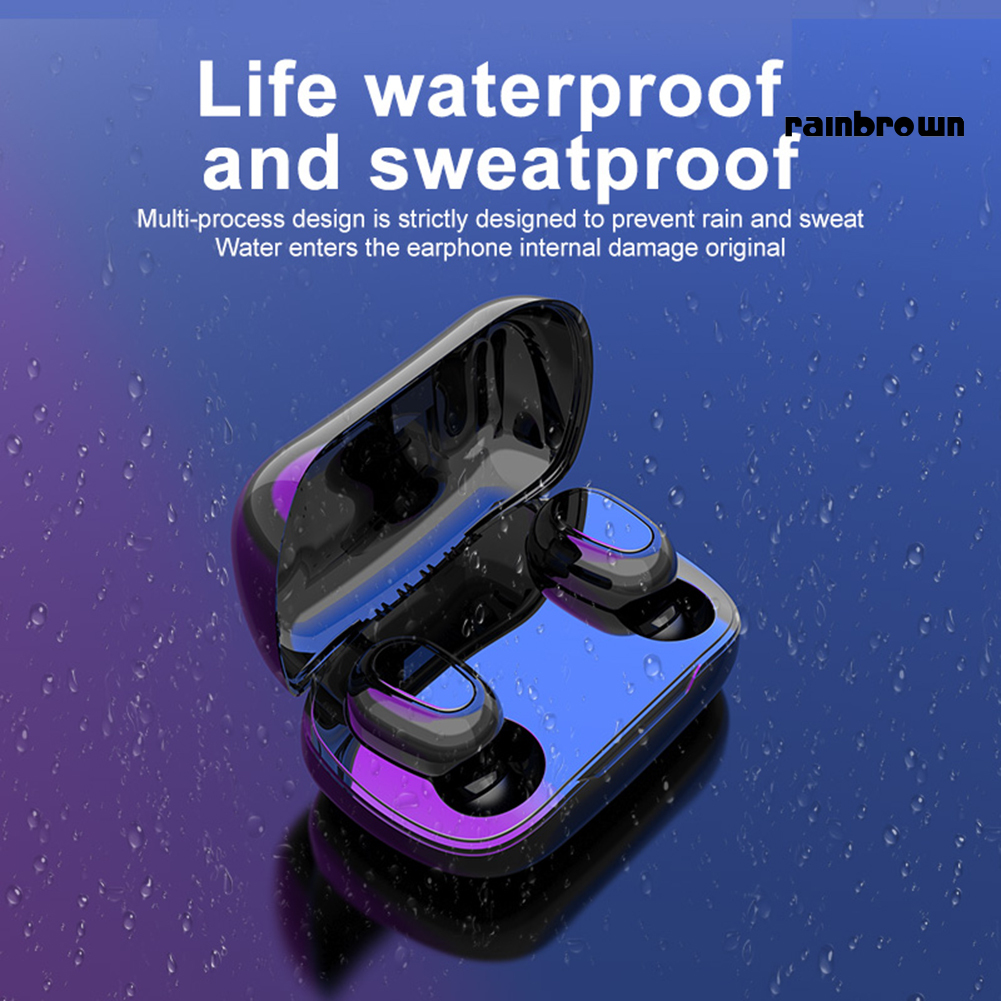 Tai Nghe Nhét Tai Thể Thao Bluetooth 5.0 Không Dây / Rej / L21 Tws Cho Ios Android