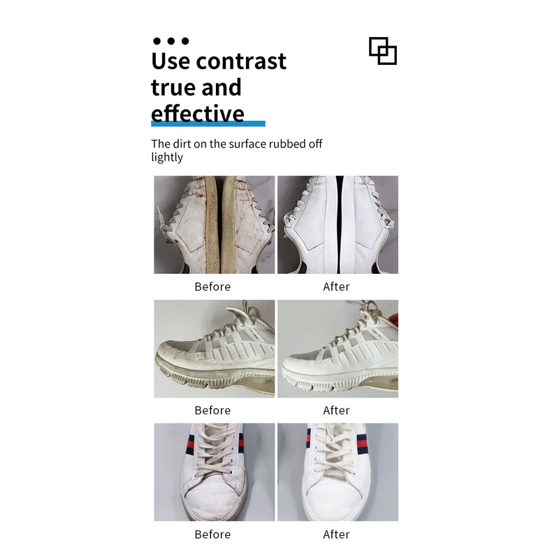 Kem Tẩy Rửa Giày Đa Năng Làm Sạch Và Trắng Sáng Da Không Làm Tổn Thương Da