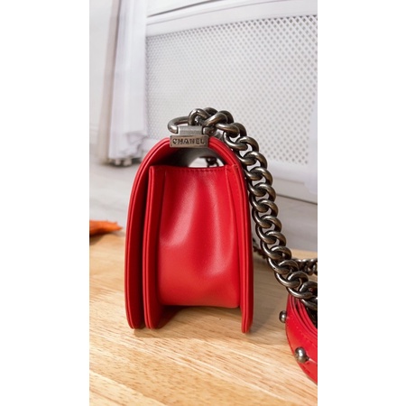 Túi xách cn boyy da đuối mài size 20 si tuyển