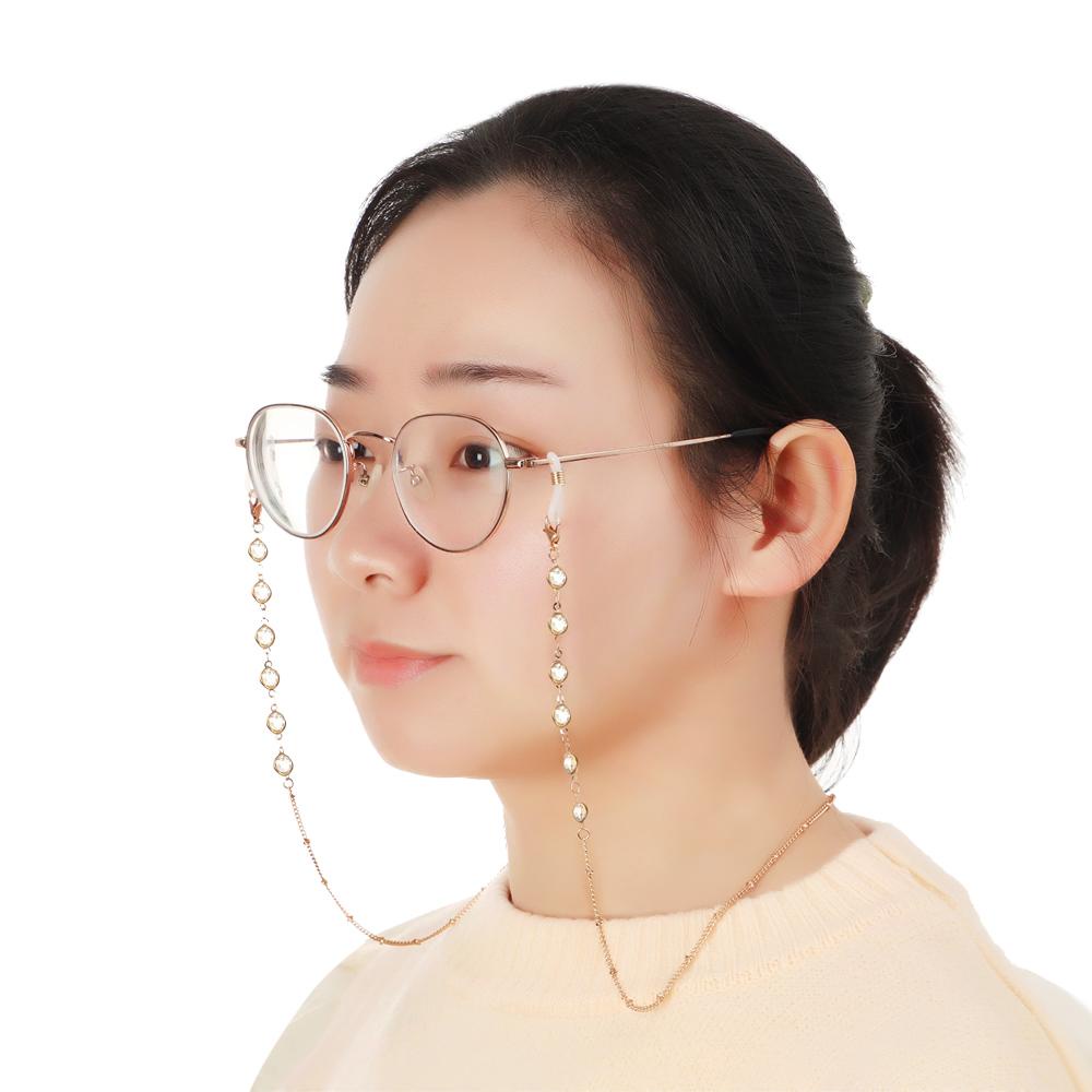 ESPO Dây Đeo Cổ Giữ Mắt Kính Đính Pha Lê
