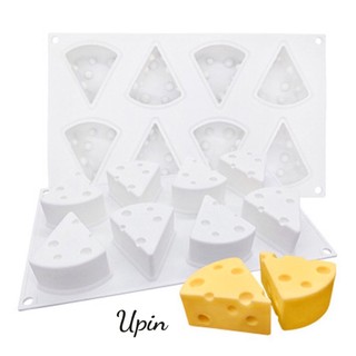 Khuôn silicon phô mai 8 miếng làm pudding, mousse, rau câu