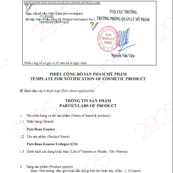 Tinh Chất Dưỡng Da Nhật Bản Pure Beau Essence Collagen 25ml