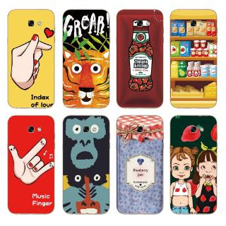 Ốp lưng TPU hình con cọp hoạt hình dành cho Samsung Galaxy A7/A5/A3 2017 /A720/A520/A320