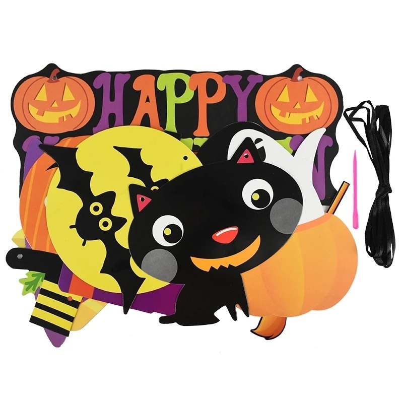 Dây Cờ Treo Trang Trí Tiệc Halloween Sáng Tạo