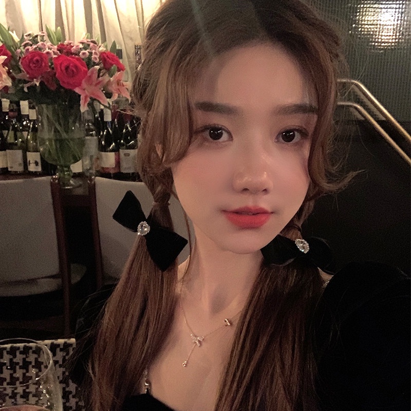 Kẹp tóc nơ bướm phong cách Hàn Quốc dễ phối đồ dành cho nữ（1pcs）