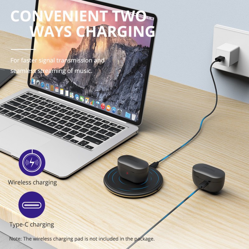 Tai Nghe Nhét Tai Bluetooth 5.2 Tronsmart Apollo Air Hoạt Động Loại Bỏ Tiếng Ồn Có AptX, QualcommChip