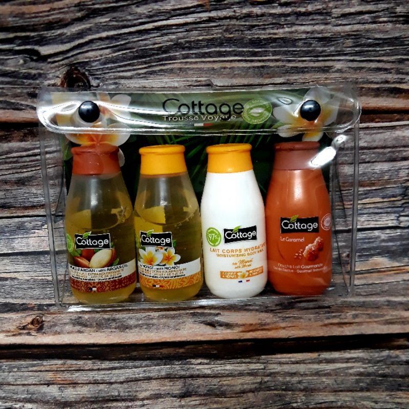 Set 4 chai Cottage mini 50ml du lịch hàng Pháp