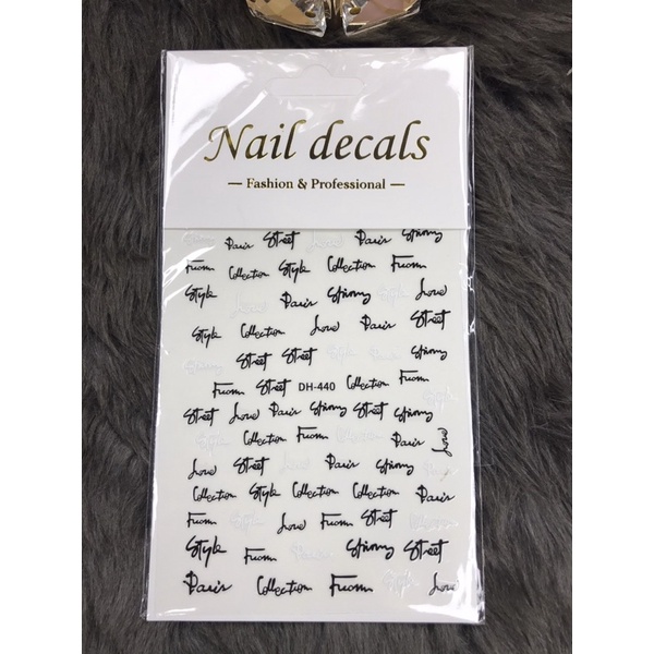 stick chữ kỹ ( mã DH 440 )  ( làm móng , nail box )