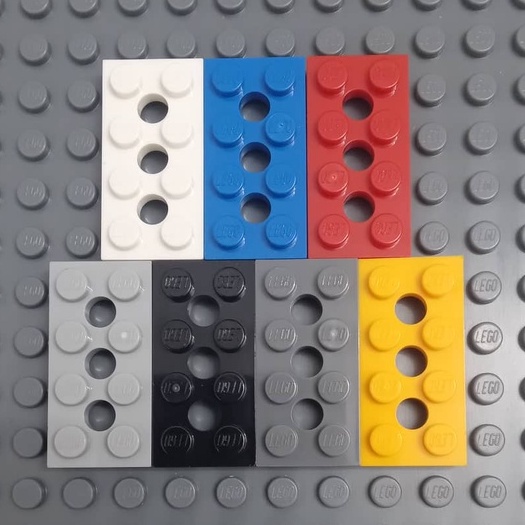 Đồ Chơi Lego Lắp Ráp Technic, Plate 2 x 4 with 3 Holes