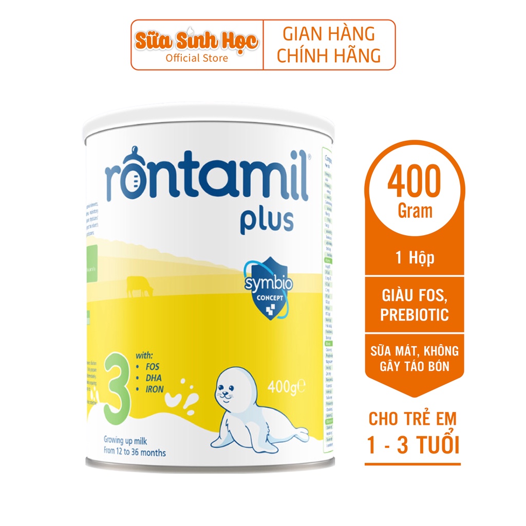 Sữa bột sinh học Rontamil Plus số 3 nhập khẩu Hà Lan 400g