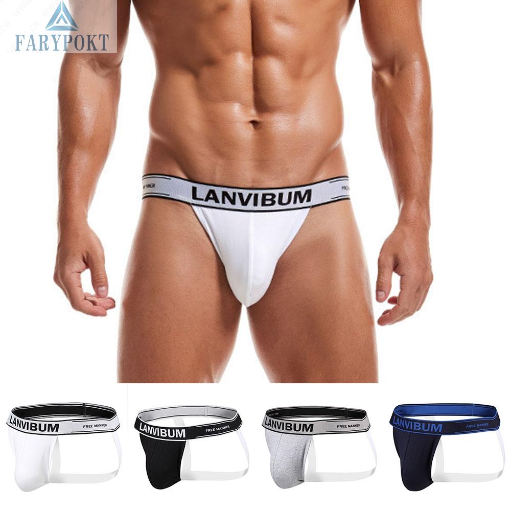 FATY~Men Thong Underpants 1Pc Double Thong Men G-string Homme 100% Brand New