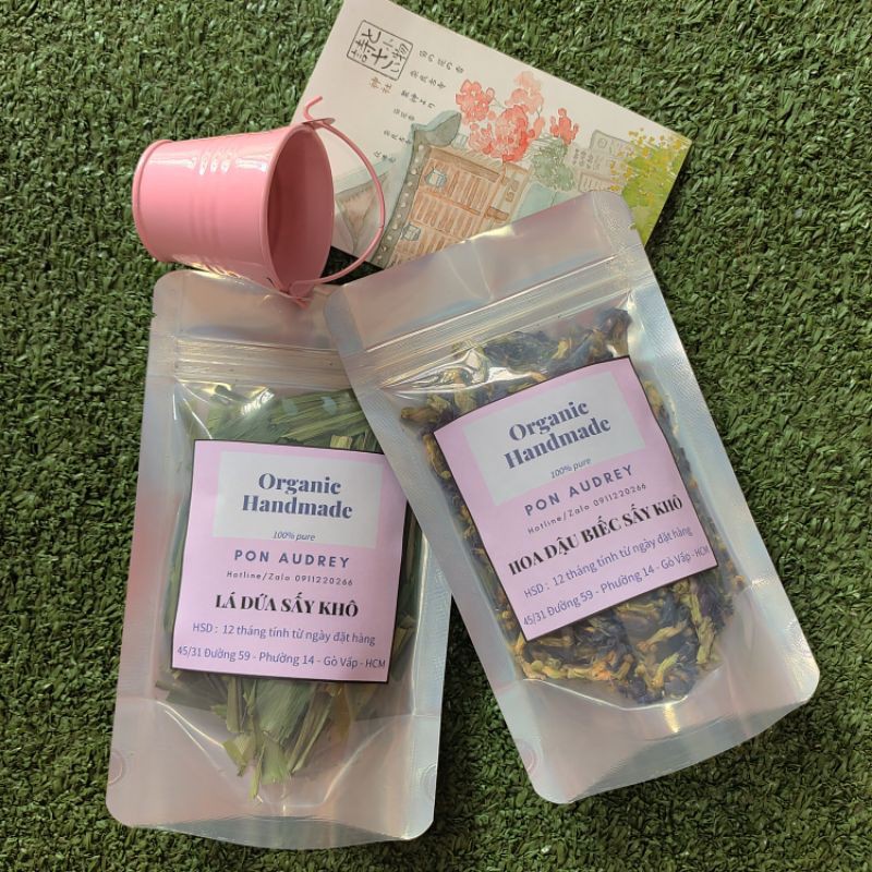 Hoa Đậu Biếc / Nụ Hoa Hồng / Lá Dứa - Hàng Nông Sản Sấy Khô | Thế Giới Skin Care