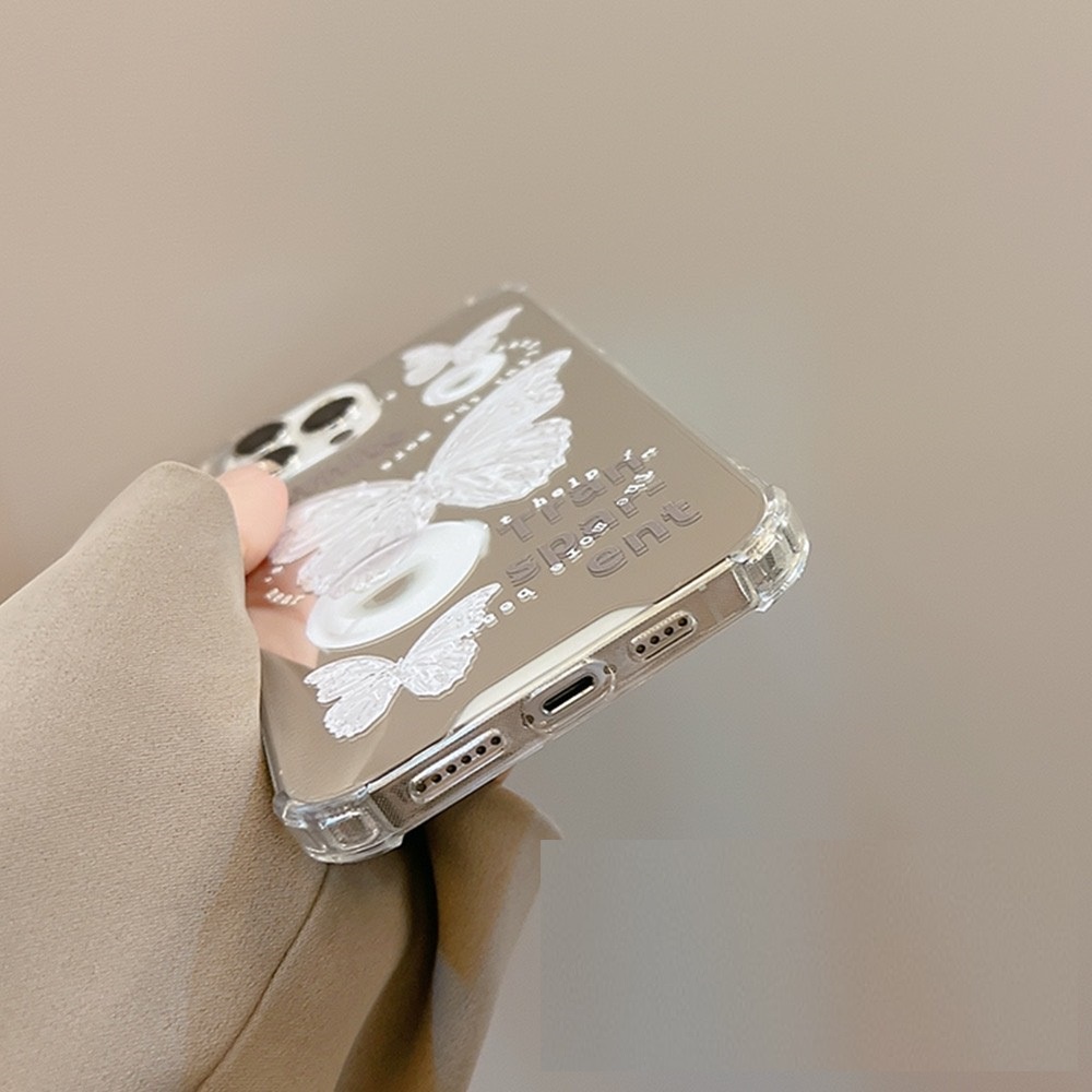 Ốp lưng điện thoại Iphone TRÁNG GƯƠNG TRANSPERANT cạnh vuông chống sốc ip7,8,plus/X,XS/XSMAX/11/11/12/13,pro,max