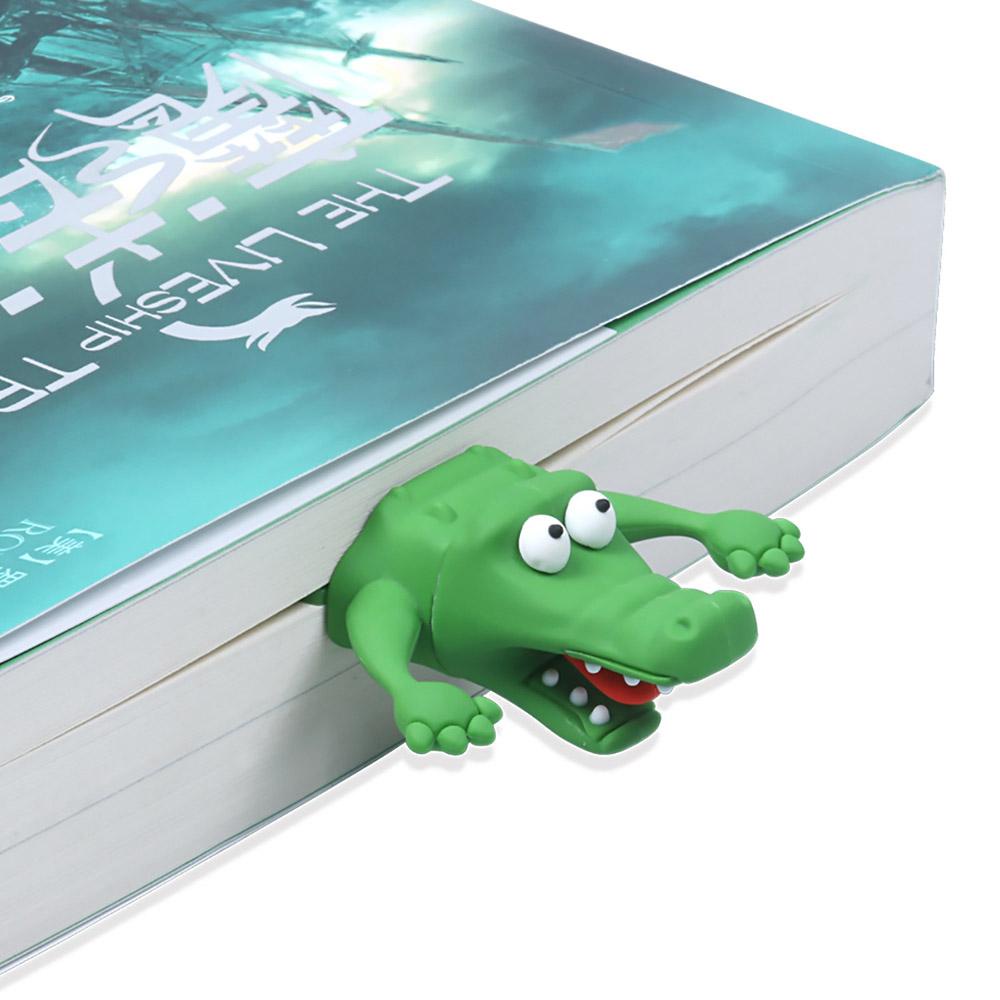 Lakamier Đánh Dấu Trang Sách 3D Hình Cá Sấu Cá Mập / Cá Mập Dùng Làm Quà Tặng