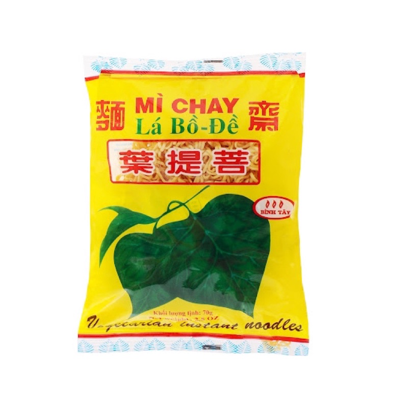 Mì chay Lá Bồ Đề (30 gói/thùng)
