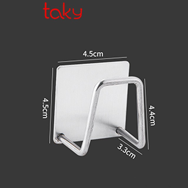 Móc Inox - Taky, Treo Miếng Cọ Rửa Bát, Xoong Nồi, Tiện Dụng Cho Khu Bếp Không Khoan Đục, Gọn Gàng Sạch Sẽ 2010