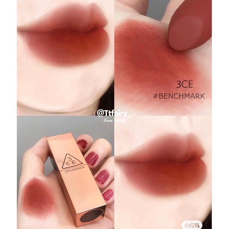 SON 3CE VỎ VÀNG MATTE LIP COLOR