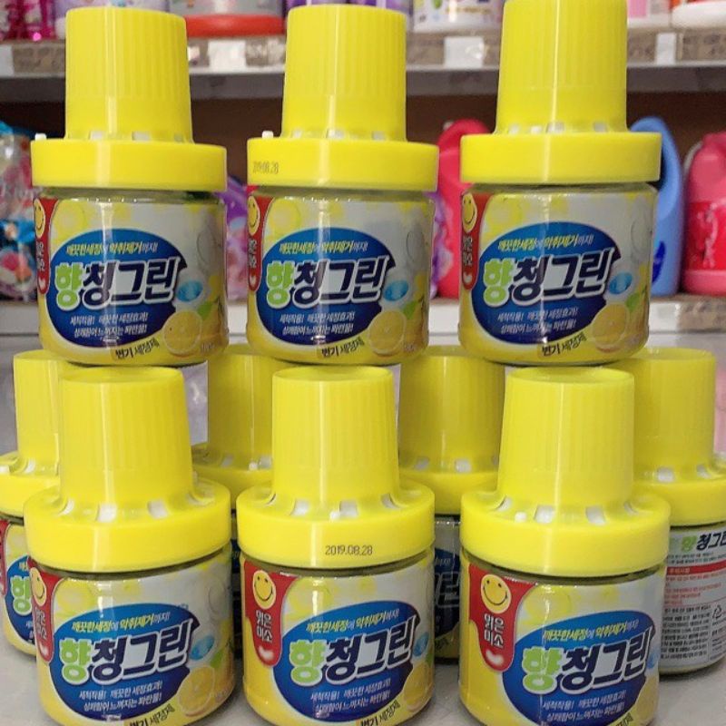 Cốc Thả Bồn Cầu Hàn Quốc Thơm Và Sạch Diệt Khuẩn Hương Chanh 180gr