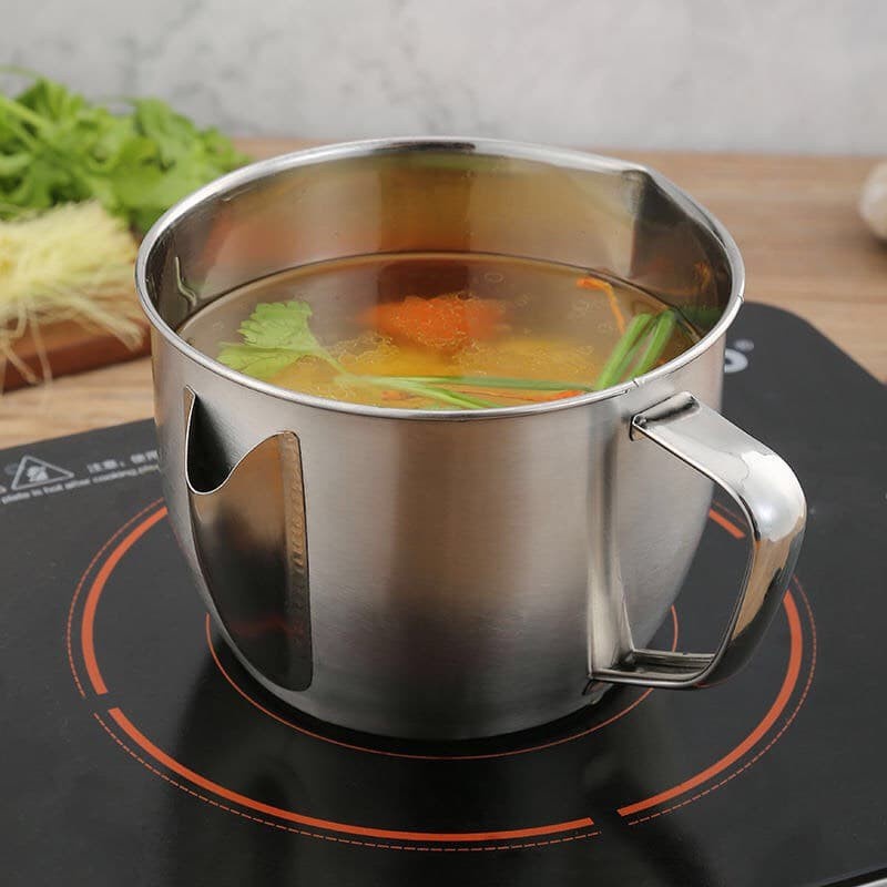 Nồi Inox Gạn Chât Béo, Dầu Mỡ