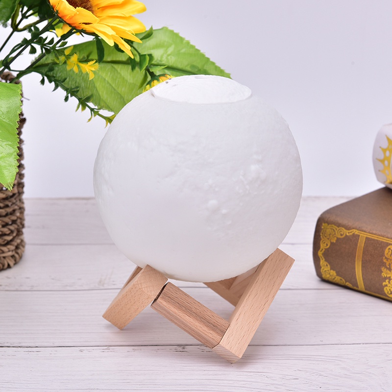 Máy Xông Tinh Dầu Phun Sương Mặt Trăng Tỏa Hương Thơm Khử Mùi Tạo Ẩm Chống Khô Da - Một Mí Store