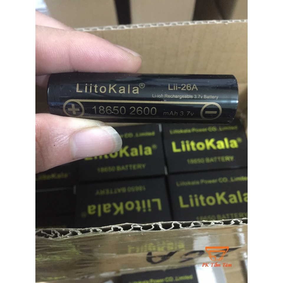 Pin Sạc LiitoKala lii-26A 18650 2600mAh