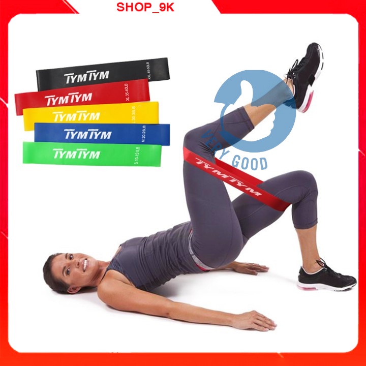 Dây kháng lực tập chân mông, dây mini Band, phụ kiện tập gym, đồ dùng thể thao tại nhà, vòng cao su đàn hồi thể lực