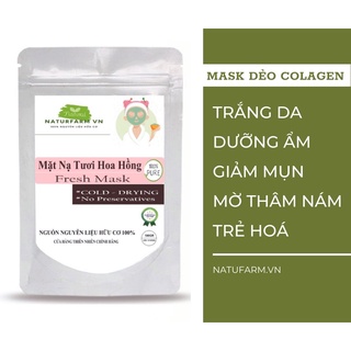 Mặt nạ dẻo colagen cánh hoa hồng cao cấp 100gr dùng trong Spa (mask dẻo cao cấp chính hãng)-handmade