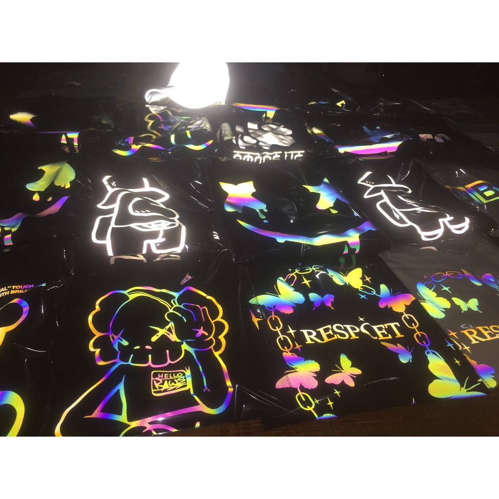 Áo thu đông nam dài tay MẶT MARSHMELLO chảy phản quang 7 màu Hàng Poly Thái dày mềm mịn | BigBuy360 - bigbuy360.vn