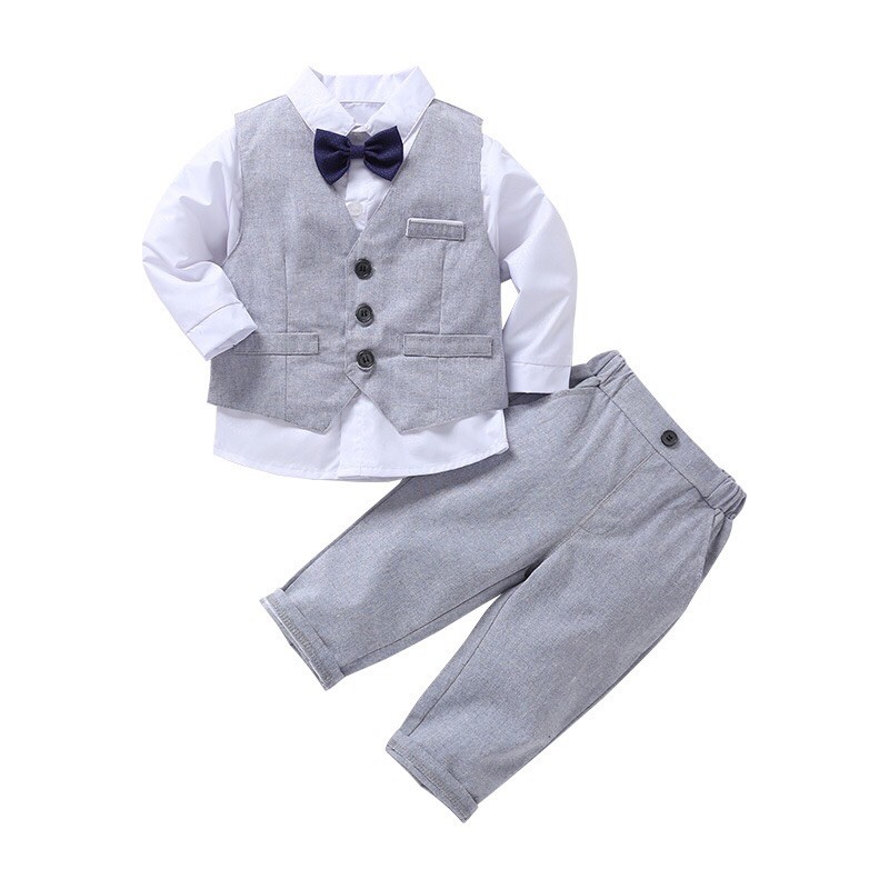 Set Vest Gile Bé Trai Hàng Cao Cấp
