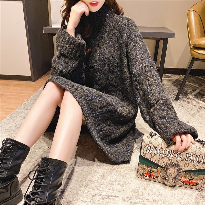 Áo Len Xoắn Cao Cổ Không Nhung + Thêm Nhung - HOT 2020 | BigBuy360 - bigbuy360.vn