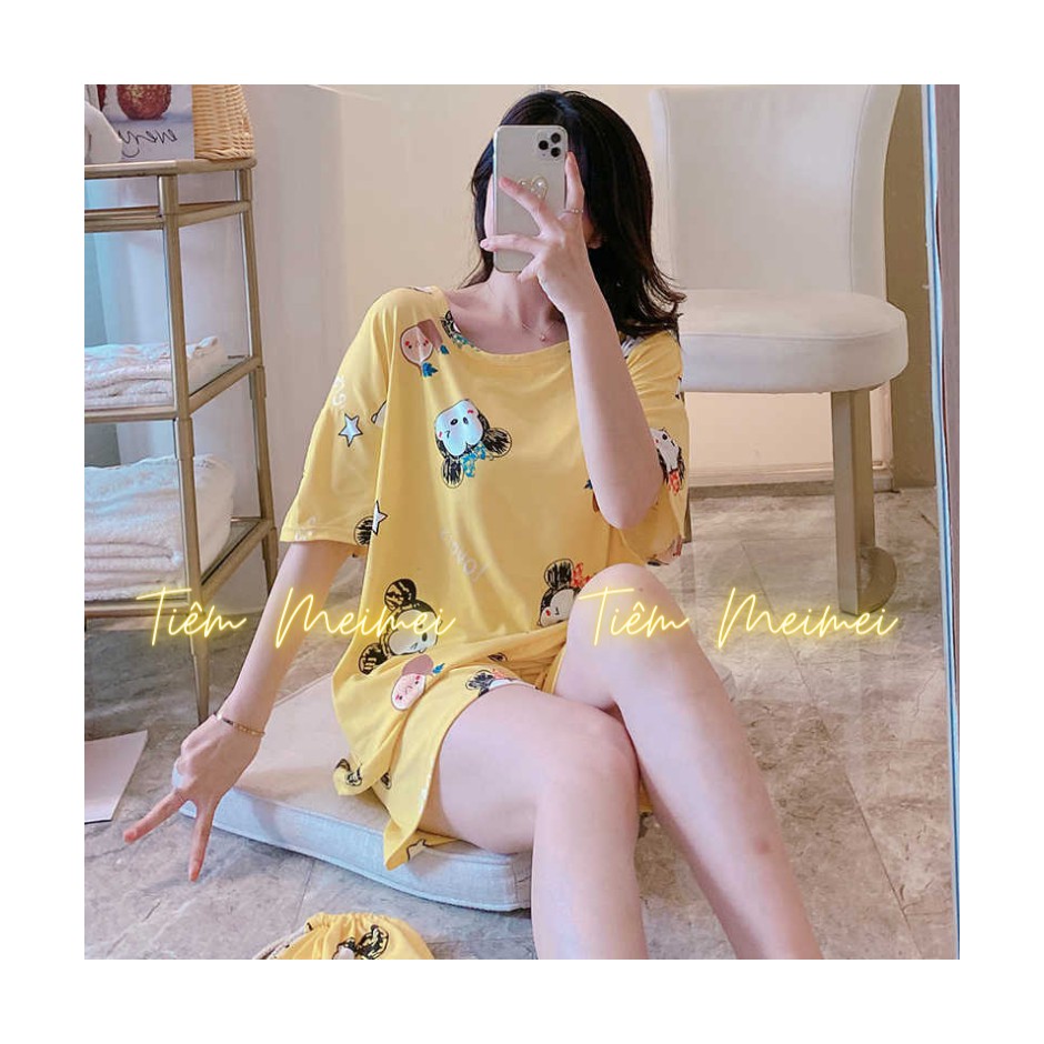 Đồ bộ mặc nhà form rộng dễ thương nhiều họa tiết | BigBuy360 - bigbuy360.vn