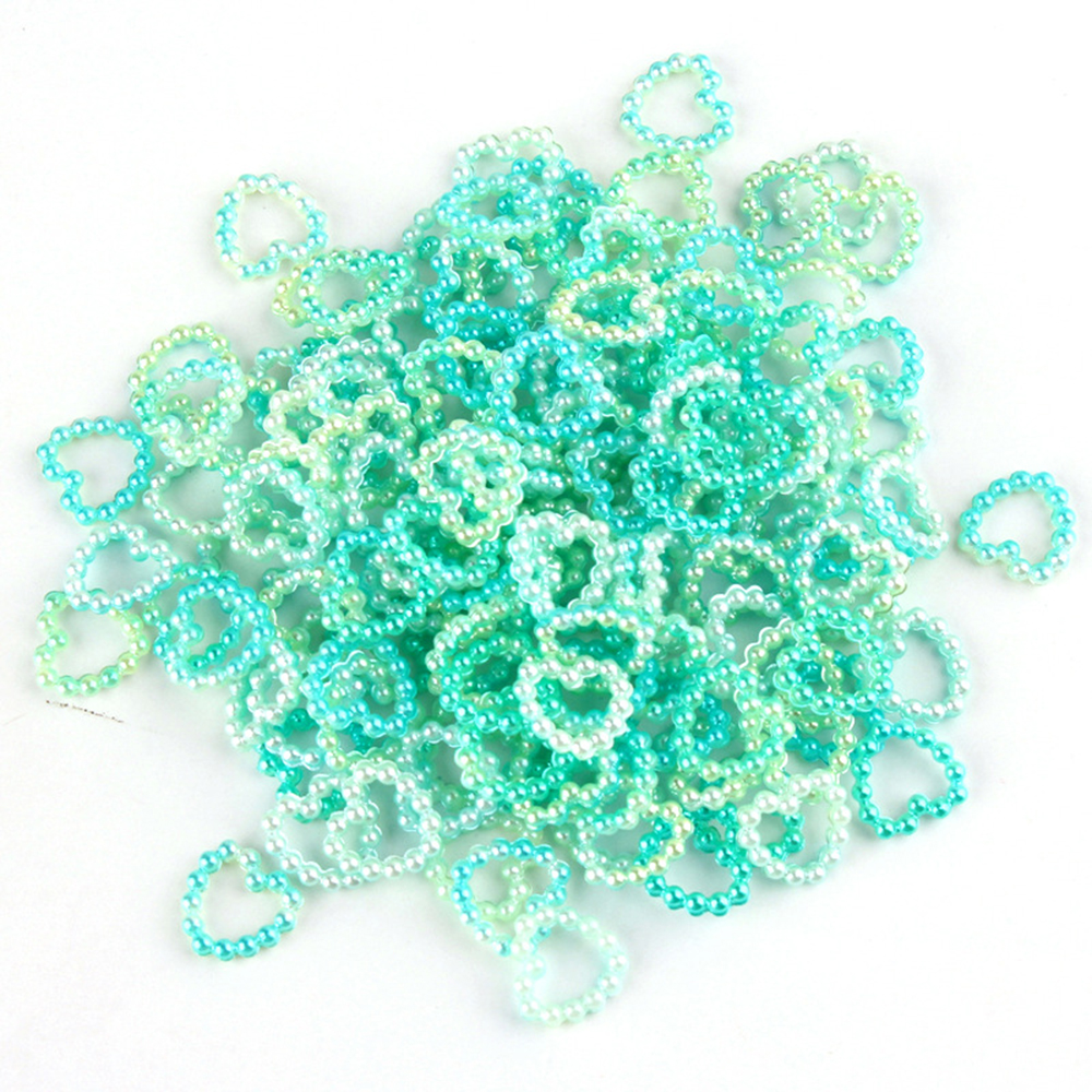 Set 120 phụ kiện trang trí móng tay nghệ thuật hình trái tim