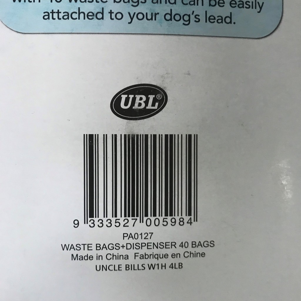 Bao Rác Thú Nuôi Kèm Dụng Cụ Đựng 40 Cái Uncle Bills PA0127