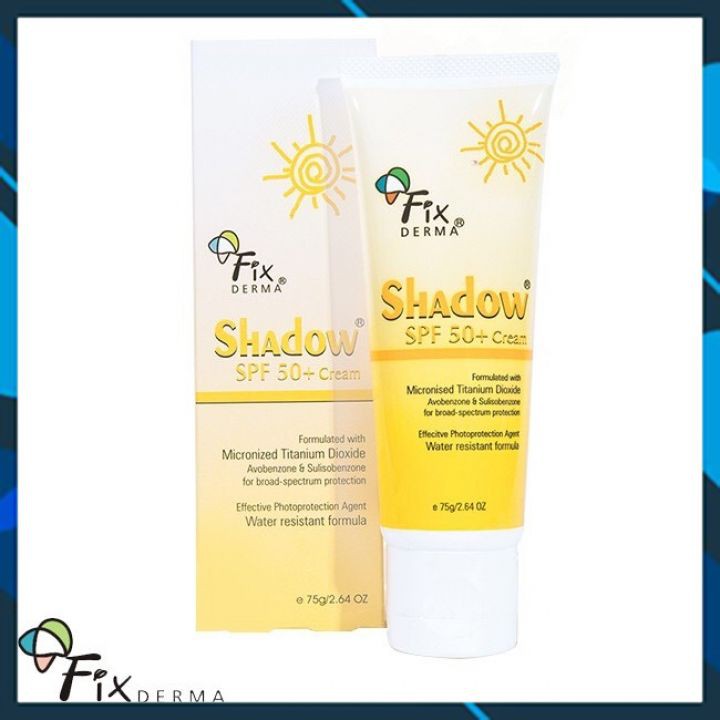 [Hàng Chính Hãng]Kem chống nắng Fixderma shadow SPF 50+ cream 75gram White Store