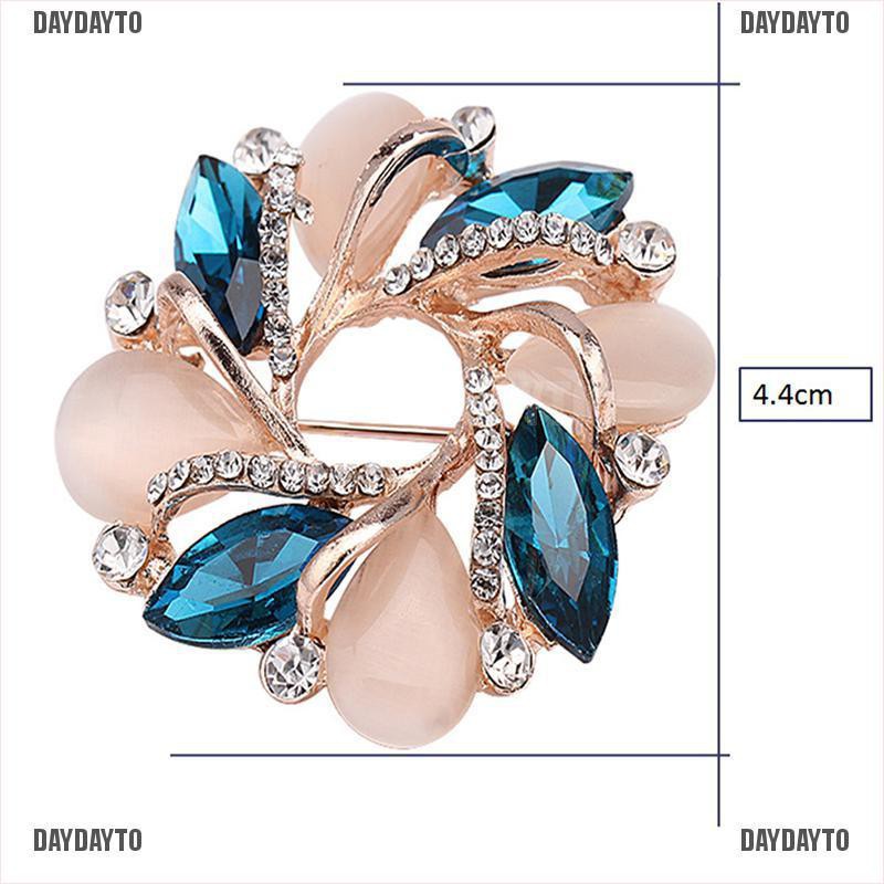 1 Trâm Cài Áo Hình Bauhinia Đính Pha Lê Thời Trang Dành Cho Nữ