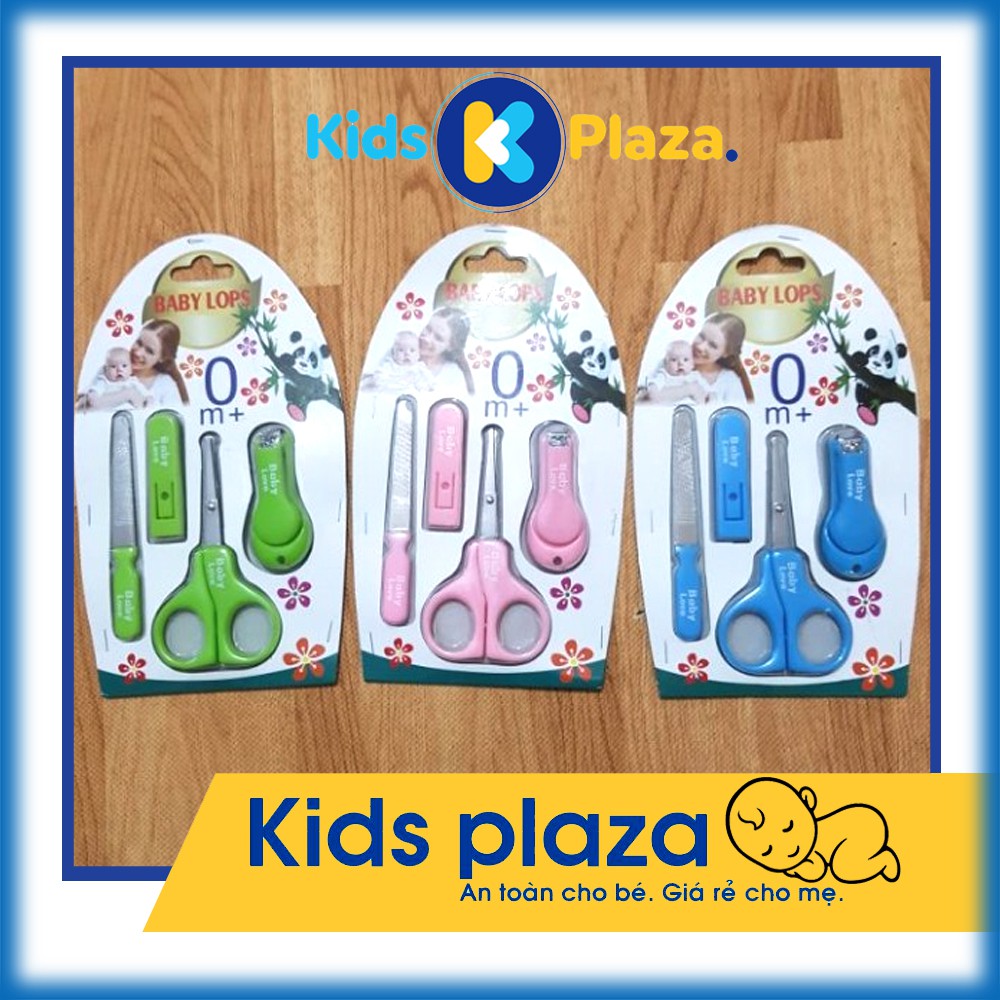 Bộ Cắt Móng Tay 4 Món Baby Lops Cho Bé
