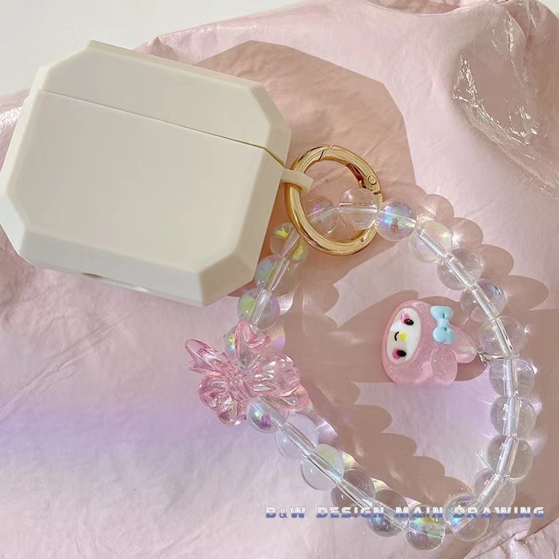 Dây Đeo Điện Thoại Dạng Chuỗi Hạt Sanrio Thông Dụng Thời Trang kpop