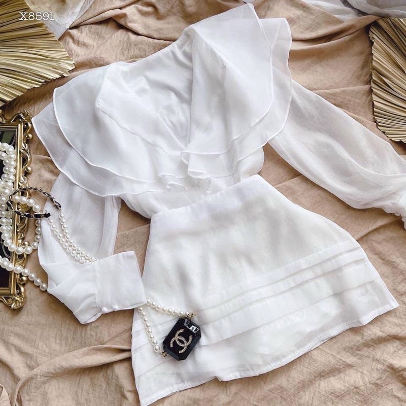 VIVON SET | Set Voan Tơ Bèo Tầng Lớp Điệu Đà