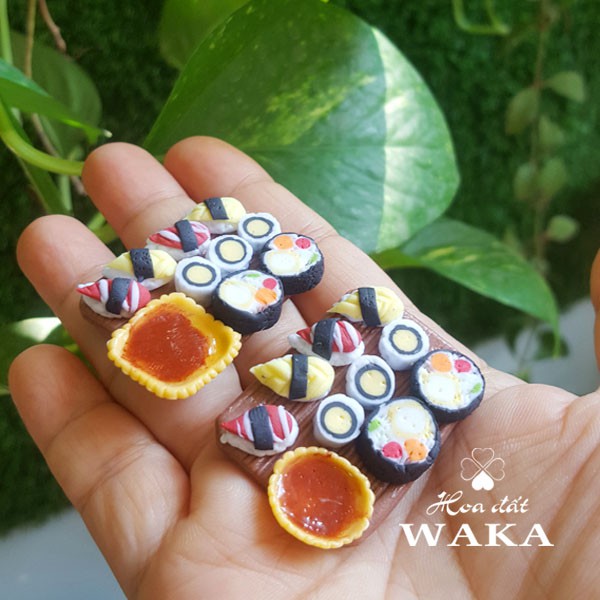 Sushi Nhật Khay Lớn Mini Food 01- Mô hình 1/12