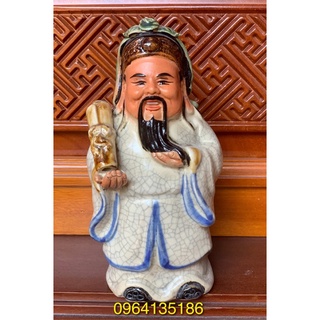 Tượng Phúc Tiên men rạn gốm sứ Bát Tràng