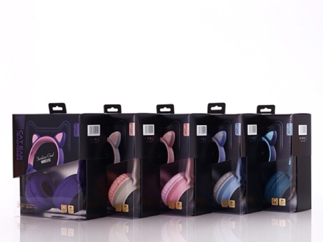 [ORDER] TAI NGHE MÈO BLUETOOTH - CAT HEADPHONE ĐÈN LED RGB