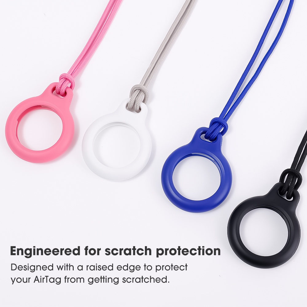 Ốp Điện Thoại Bảo Vệ Chống Thất Lạc Có Dây Đeo Cho Ip Air Tag / Mobile Phone / Airtag / Airtag / Theo Dõi Thú Cưng &amp; Túi Xách / Móc Khóa Chống Trầy