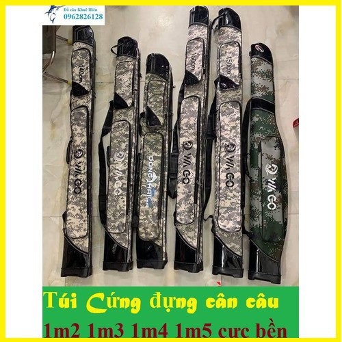 Túi cứng đựng cần câu cá wago donghai 1m2 1m3 1m4 hàng hót y hình